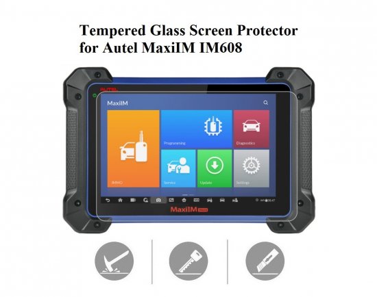 Tempered Glass Screen Protector for Autel MaxiIM IM608 IM608Pro